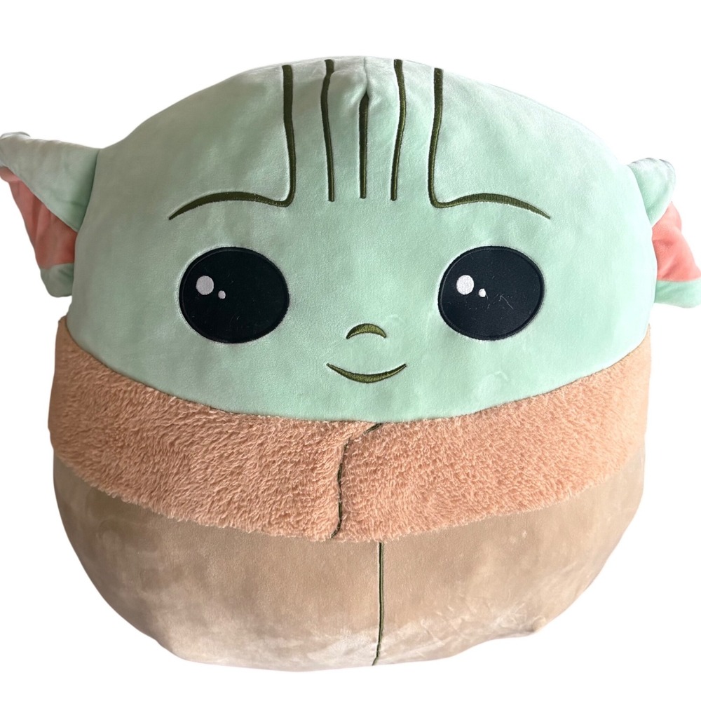 Star Wars '21 The Child Grogu‎ Mandalorian Lg 22"x20"x14" Squishmallow Plush Toy